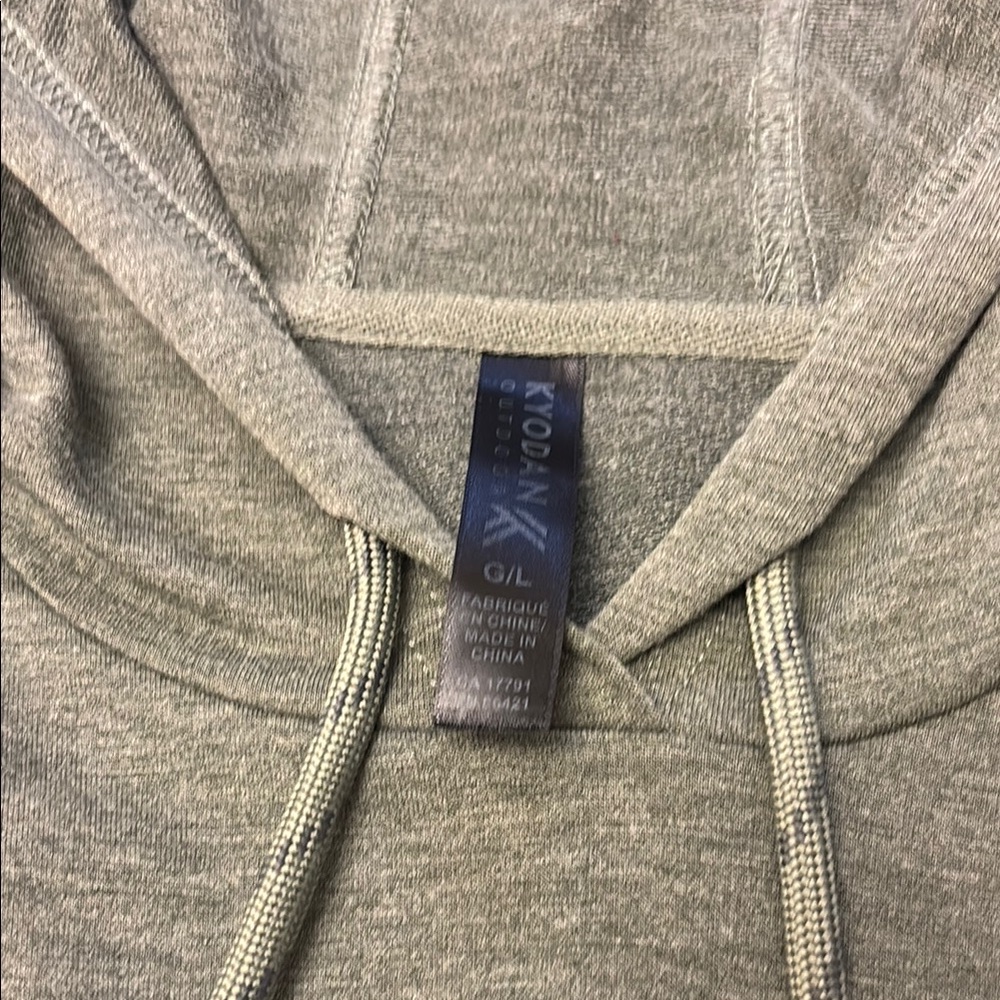 Kyodan Olive Hoodie Dress Large - Picture 4 of 7